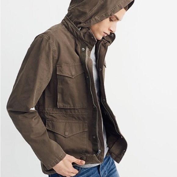 Madewell Garment-Dyed Field Jacket (Cargo Green) - Picture 2 of 4